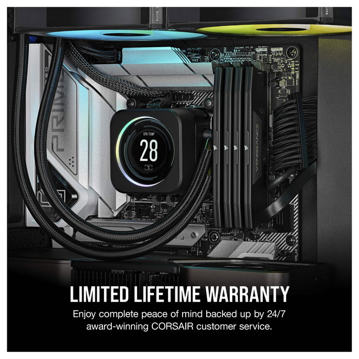 Corsair Vengeance CMK32GX5M2B6000C38 Kit Memoria RAM DDR5 32GB (2x16GB) 6000 MHz CL38 DIMM Negra