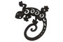 DKD Home Decor Figura de Hierro Colado Lagartija Negro