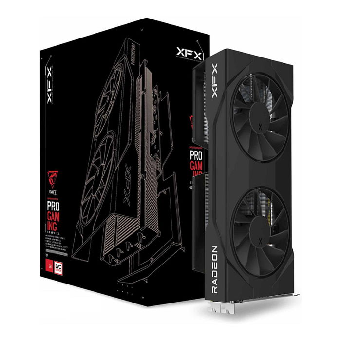 XFX Radeon RX 9060 XT Swift DF OC Gaming 16GB GDDR6 Tarjeta Gráfica