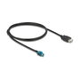 DeLOCK Cable HSD Z hembra a USB 2.0 Tipo-A hembra 1 m