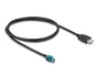 DeLOCK Cable HSD Z hembra a USB 2.0 Tipo-A hembra 1 m