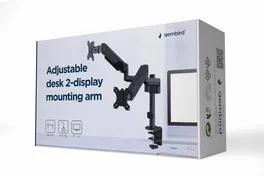 GEMBIRD MA-DA2P-01 Soporte de Escritorio Doble para Monitor 17-32 pulgadas