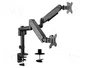 GEMBIRD MA-DA2P-01 Soporte de Escritorio para 2 Monitores 17-32 Pulgadas