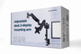 GEMBIRD MA-DA2P-01 Soporte para Monitor de Escritorio Doble Negro