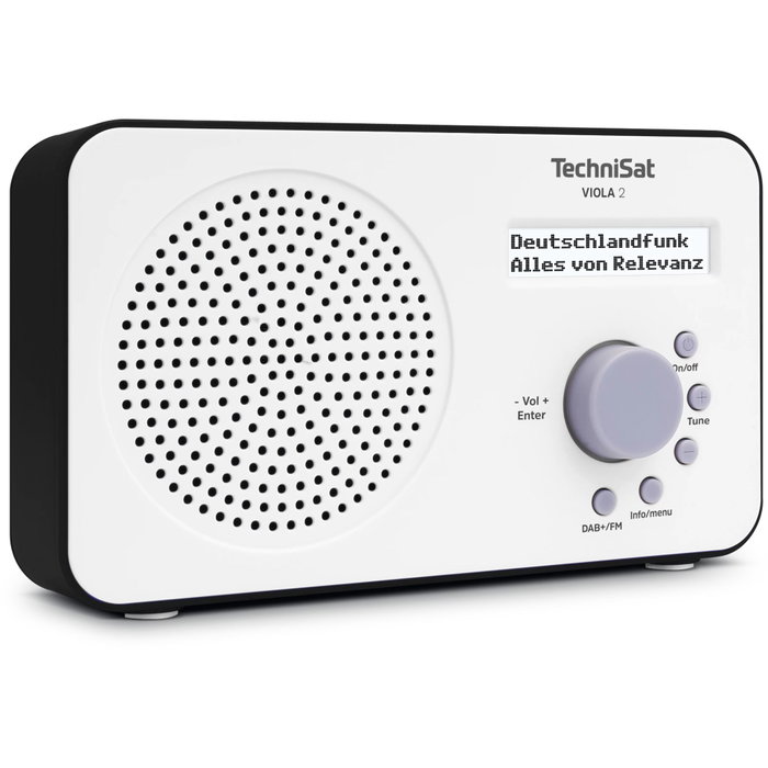 Technisat VIOLA 2 Radio DAB+/FM Blanco/Negro Technisat VIOLA 2 Radio DAB+/FM Blanco/Negro