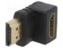 Gembird Adaptador HDMI hembra a HDMI macho 90º ángulo derecho Negro