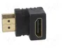 Gembird Adaptador HDMI hembra a HDMI macho 90º ángulo derecho Negro