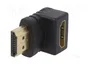 Gembird Adaptador HDMI hembra a HDMI macho 90º ángulo derecho Negro