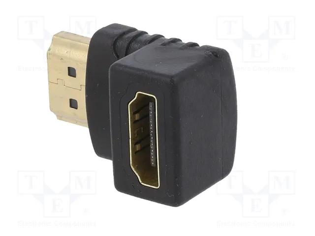 Gembird Adaptador HDMI hembra a HDMI macho 90º ángulo derecho Negro Gembird Adaptador HDMI hembra a HDMI macho 90º ángulo derecho Negro