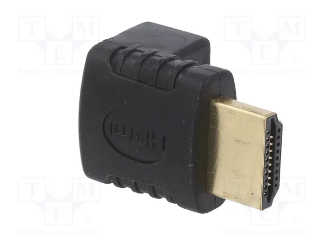 Gembird Adaptador HDMI hembra a HDMI macho 90º ángulo derecho Negro Gembird Adaptador HDMI hembra a HDMI macho 90º ángulo derecho Negro