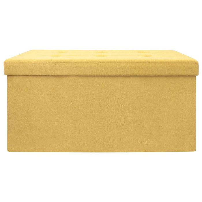 Home Deco Factory Banco Puf Plegable Amarillo Home Deco Factory Banco Puf Plegable Amarillo