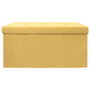 Home Deco Factory Banco Puf Plegable Amarillo