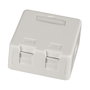 EFB Elektronik Keystone Verteilerbox Aufputz, 1-Port, Blanco