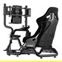 Oplite Cockpit GTR S8 Infinity Force - Cabina de Carreras Negro Metal, Capacidad 150 kg, Para Alturas de 150 a 210 cm