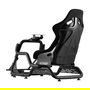 Oplite Cockpit GTR S8 Infinity Force - Cabina de Carreras Negro Metal, Capacidad 150 kg, Para Alturas de 150 a 210 cm