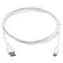 Tripp Lite U050AB-006-WH - Cable USB 2.0 A a Micro USB B Macho, Antibacteriano (Inhibe E.coli y Estafilococos), Blanco, 1.83m (6 pies), para Carga y Sincronización
