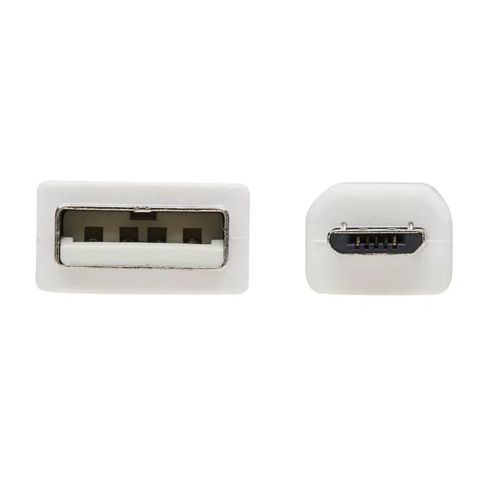 Tripp Lite U050AB-006-WH - Cable USB 2.0 A a Micro USB B Macho, Antibacteriano (Inhibe E.coli y Estafilococos), Blanco, 1.83m (6 pies), para Carga y Sincronización Tripp Lite U050AB-006-WH - Cable USB 2.0 A a Micro USB B Macho, Antibacteriano (Inhibe E.coli y Estafilococos), Blanco, 1.83m (6 pies), para Carga y Sincronización