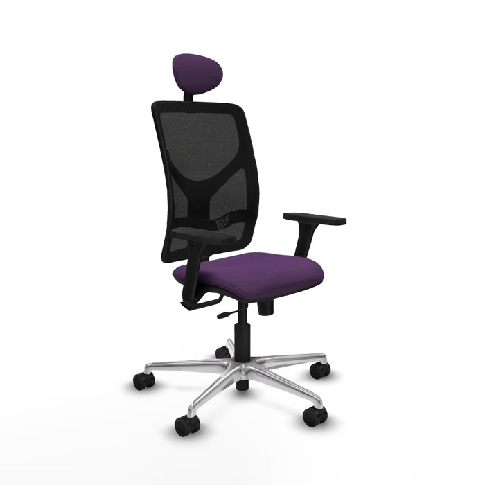PIQUERAS Y CRESPO Silla de oficina Motilla con mecanismo Sincro/Traslack, Morado y Negro PIQUERAS Y CRESPO Silla de oficina Motilla con mecanismo Sincro/Traslack, Morado y Negro