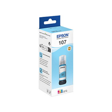 Epson Cartucho de tinta EcoTank T 107 Cian claro 70 ml Epson Cartucho de tinta EcoTank T 107 Cian claro 70 ml