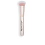 Revolution Make Up Brocha Bluffing Foundation Brush #R7 - Brocha de Maquillaje para Base, Fibras Sintéticas Suaves, Acabado Rosa Dorado, Ideal para Líquidos y Polvos