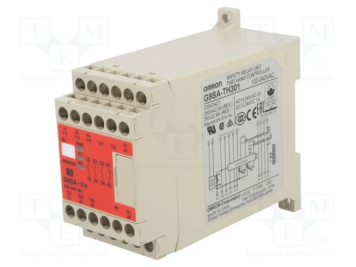 OMRON G9SA-TH301-230 Relé de seguridad 100-240VAC OMRON G9SA-TH301-230 Relé de seguridad 100-240VAC