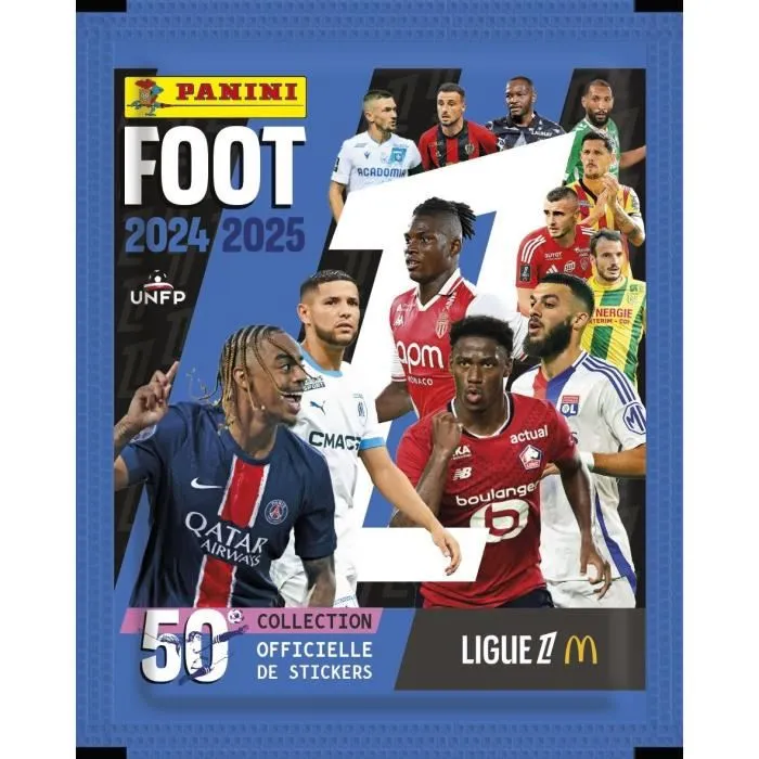 Panini Caja Metálica Fútbol Ligue 1 2024-2025 McDonald's 12 Bolsillos 84 Cromos PAN8051708022469 Panini Caja Metálica Fútbol Ligue 1 2024-2025 McDonald's 12 Bolsillos 84 Cromos PAN8051708022469