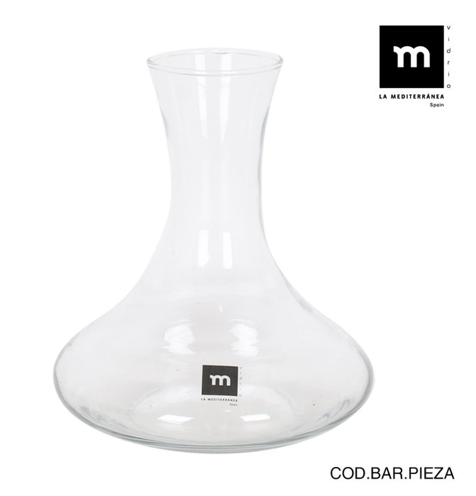 Inde La Mediterranea Decantador 1500cc ø18.5x22cm (4 Unidades) Inde La Mediterranea Decantador 1500cc ø18.5x22cm (4 Unidades)