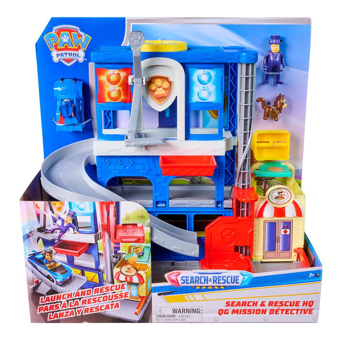 Spin Master Playset Base de Rescate Patrulla Canina 6074775 con Chase, alcalde Humdinger y gatito, +3 años Spin Master Playset Base de Rescate Patrulla Canina 6074775 con Chase, alcalde Humdinger y gatito, +3 años