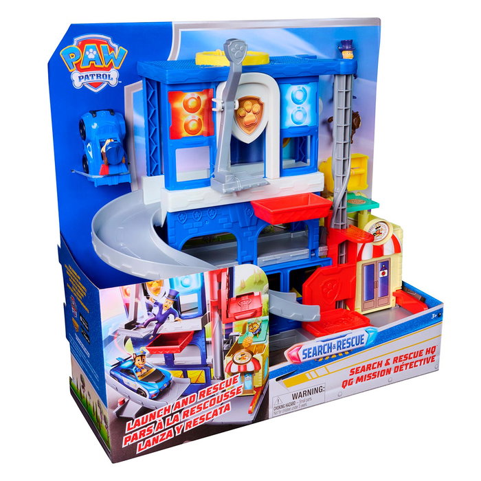 Spin Master Playset Base de Rescate Patrulla Canina 6074775 con Chase, alcalde Humdinger y gatito, +3 años Spin Master Playset Base de Rescate Patrulla Canina 6074775 con Chase, alcalde Humdinger y gatito, +3 años