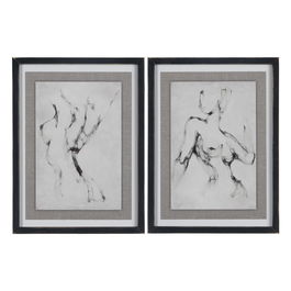 Cuadro Impresión Desnudo 2/M Dm 30 X 2 X 40 cm (Set de 2)