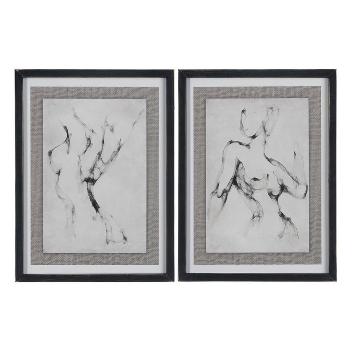 Cuadro Impresión Desnudo 2/M Dm 30 X 2 X 40 cm (Set de 2) Cuadro Impresión Desnudo 2/M Dm 30 X 2 X 40 cm (Set de 2)