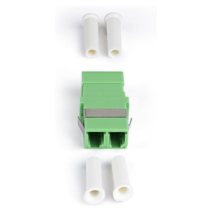 StarTech Paquete de 10 Acopladores de Fibra Óptica LC a LC Monomodo OS2 Dúplex Verde StarTech Paquete de 10 Acopladores de Fibra Óptica LC a LC Monomodo OS2 Dúplex Verde
