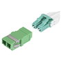 StarTech Paquete de 10 Acopladores de Fibra Óptica LC a LC Monomodo OS2 Dúplex Verde