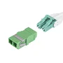 StarTech Paquete de 10 Acopladores de Fibra Óptica LC a LC Monomodo OS2 Dúplex Verde