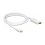 DeLOCK 83707 Cable Adaptador Mini DisplayPort a HDMI 2m Blanco