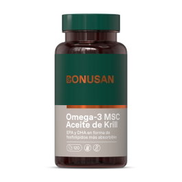BONUSAN Omega-3 MSC Aceite de Krill 120 Perlas
