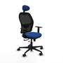 PIQUERAS Y CRESPO Silla de oficina Jorquera Azul y Negro