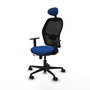 PIQUERAS Y CRESPO Silla de oficina Jorquera Azul y Negro