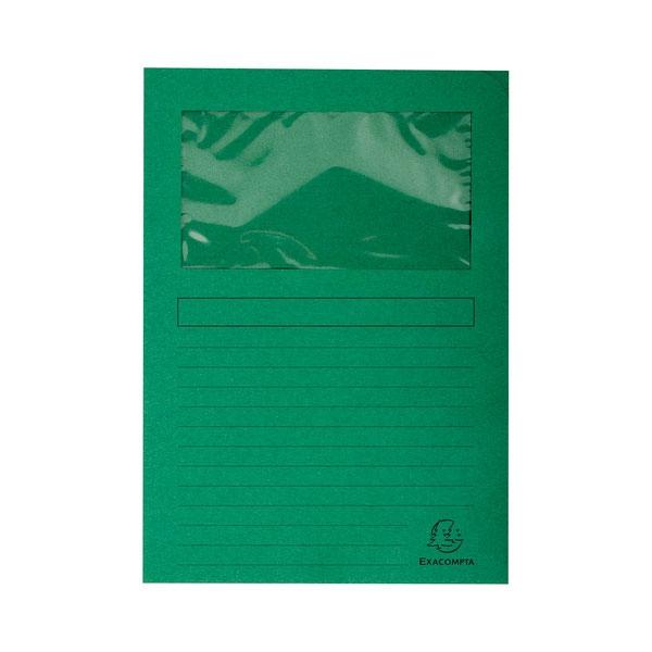 Exacompta Subcarpetas Forever con Ventana Verde Claro Pack de 25 Exacompta Subcarpetas Forever con Ventana Verde Claro Pack de 25