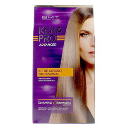 Kativa Kit de Alisado Kerapro Advance - Fórmula Libre de Formol con KerAmin-A y Thermoliss Protection, 2 Pasos, Todo Tipo de Cabello