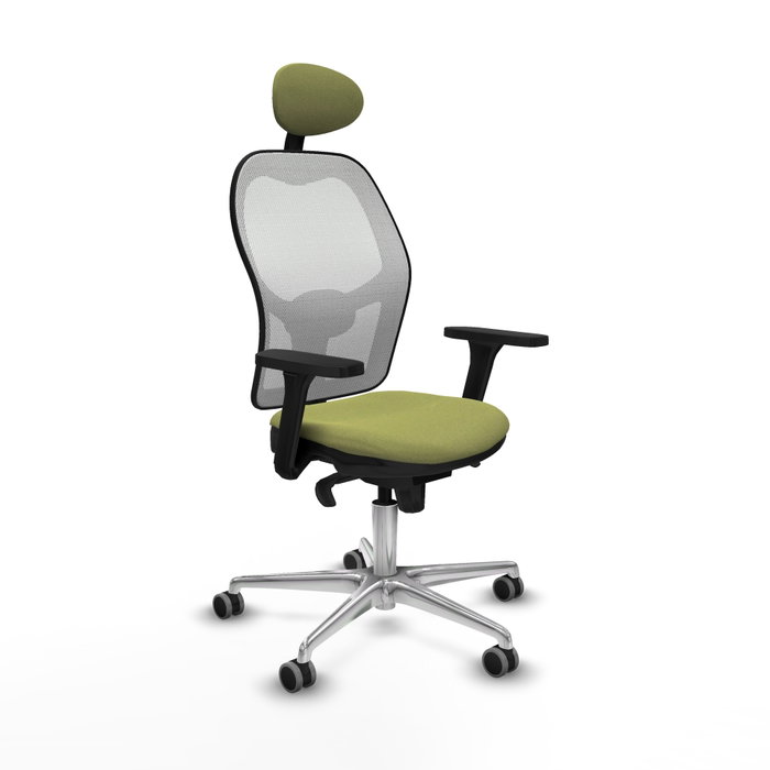 PIQUERAS Y CRESPO Silla de oficina Jorquera Verde Oliva y Blanco PIQUERAS Y CRESPO Silla de oficina Jorquera Verde Oliva y Blanco