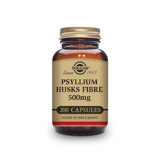 SOLGAR Psyllium Fibra Cáscara 200 Cápsulas