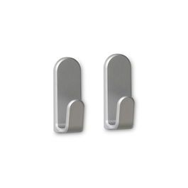 Inofix Taga Colgador Adhesivo Cromo Mate 2 uds