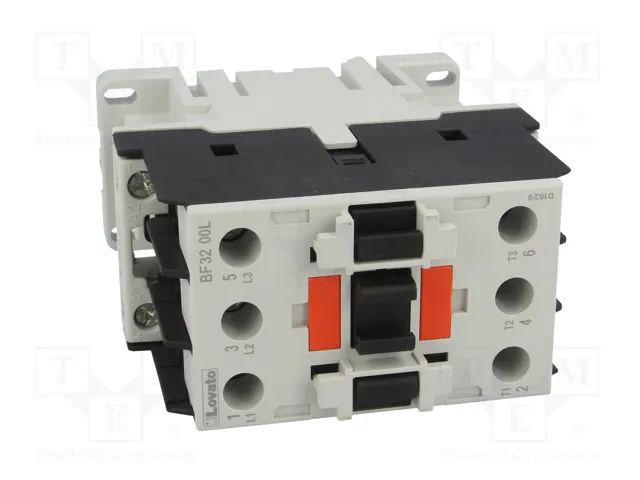 LOVATO ELECTRIC Contactor 3-polar 32A 24VDC NO x3