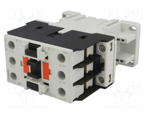 LOVATO ELECTRIC Contactor 3-polar 32A 24VDC NO x3