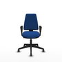 PIQUERAS Y CRESPO Silla de oficina Elche Azul con mecanismo Contacto permanente básico