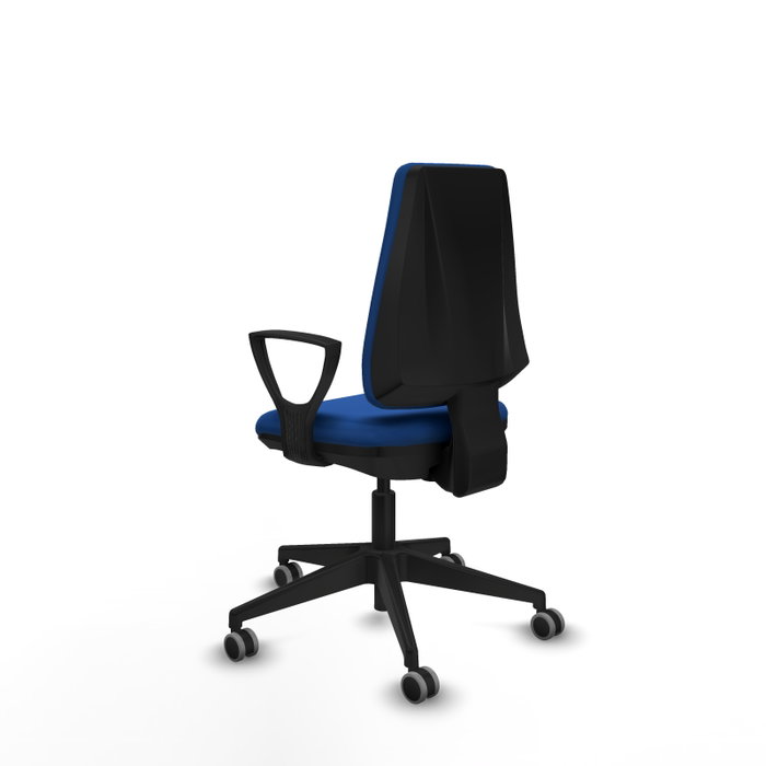 PIQUERAS Y CRESPO Silla de oficina Elche Azul con mecanismo Contacto permanente básico PIQUERAS Y CRESPO Silla de oficina Elche Azul con mecanismo Contacto permanente básico