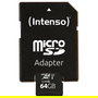Intenso 3424490 Tarjeta MicroSDXC de 64 GB, Clase 10, UHS-I (U1), Negra