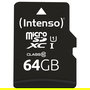 Intenso 3424490 Tarjeta MicroSDXC de 64 GB, Clase 10, UHS-I (U1), Negra