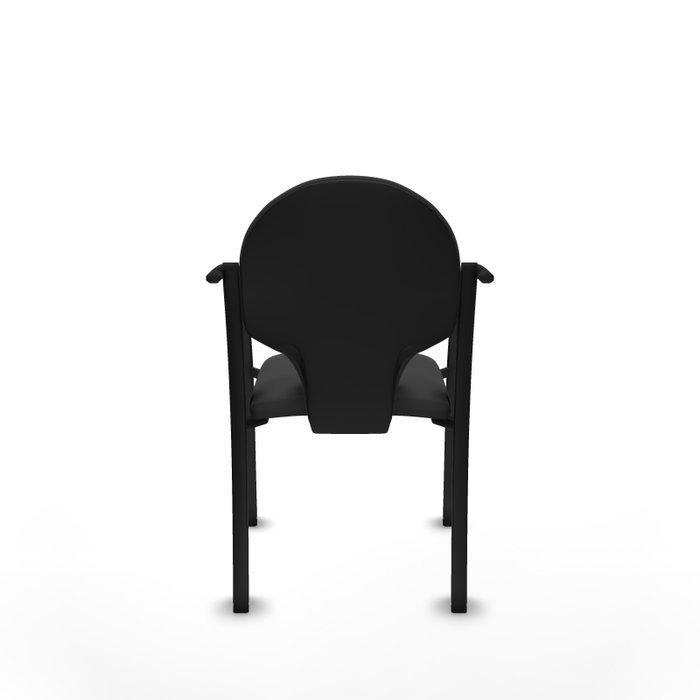 PIQUERAS Y CRESPO Silla Hellín Gris oscuro con brazos fijos PIQUERAS Y CRESPO Silla Hellín Gris oscuro con brazos fijos